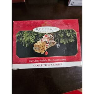 1997 Hallmark Keepsake The Claus-Mobile Here Comes SantaOrnament 19th In Series